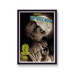 The Wolfman Lon Chaney Reimagined Movie Print