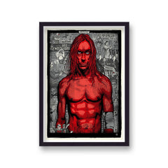 Iggy Pop Post Pop Depression Red Image Music Print