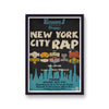 Europe 1 New York City Rap Paris Vintage Muisic Print