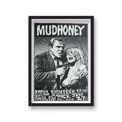 Mudhoney Live At The Cannibal Club Vintage Music Print