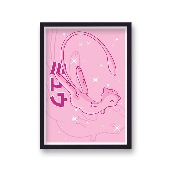 Pokemon Print Mew Pink v2
