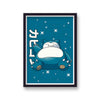 Pokemon Print Snorlax Blue Background