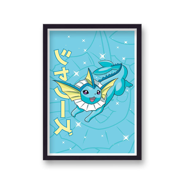 Pokemon Print Vaporeon