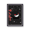 Pokemon Print Gengar Black