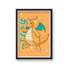Pokemon Print Dragonite Orange