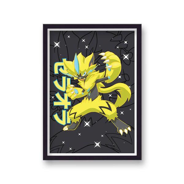 Pokemon Print Zeraora