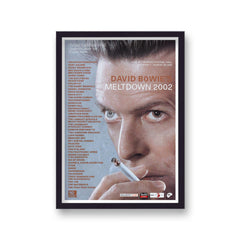 Vintage Music Poster David Bowie Meltdown 2002