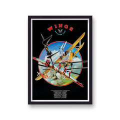 Vintage Music Poster Wings UK Tour 1979