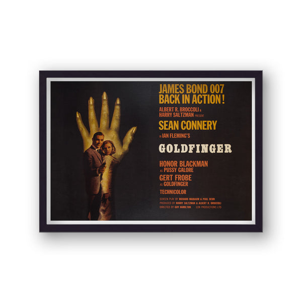 Vintage Movie Poster Goldfinger Landscape
