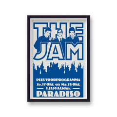 Vintage Music Poster The JAM Live Paradiso Amsterdam