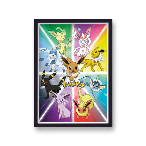 Pokemon Eevee Collage Print