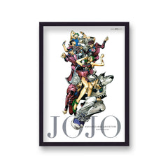 JoJo's Bizarre Adventure Vintage Anime Poster Print v2