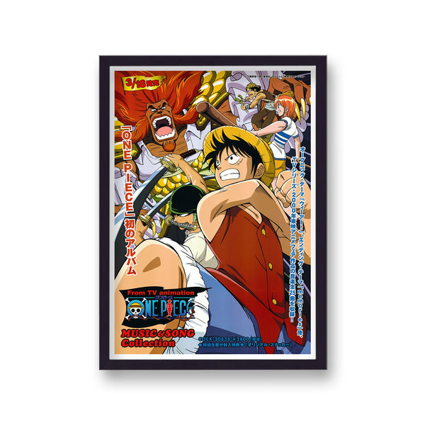 One Piece Vintage Anime Poster Print v1