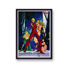 Space Cobra Vintage Anime Poster Print v1