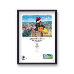 Kiki's Delivery Service Vintage Anime Poster Print v2