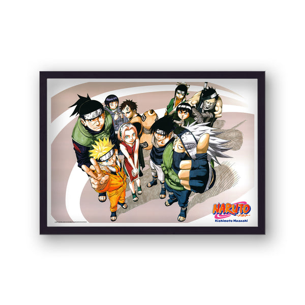 Naruto Vintage Anime Poster Print v2