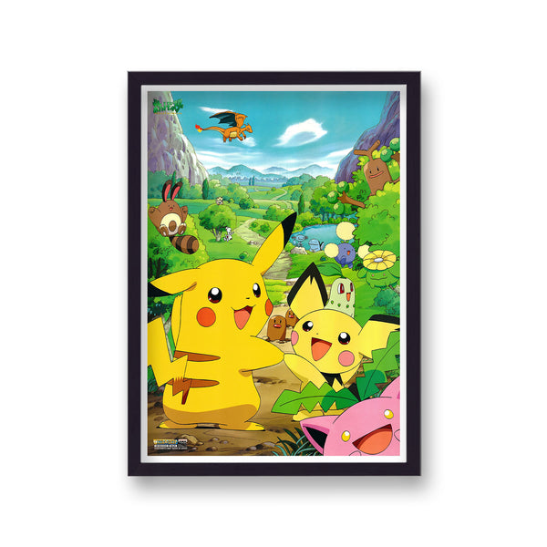 Pokemon Vintage Anime Poster Print v29