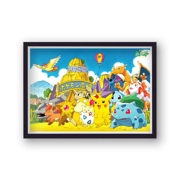 Pokemon Vintage Anime Poster Print v33