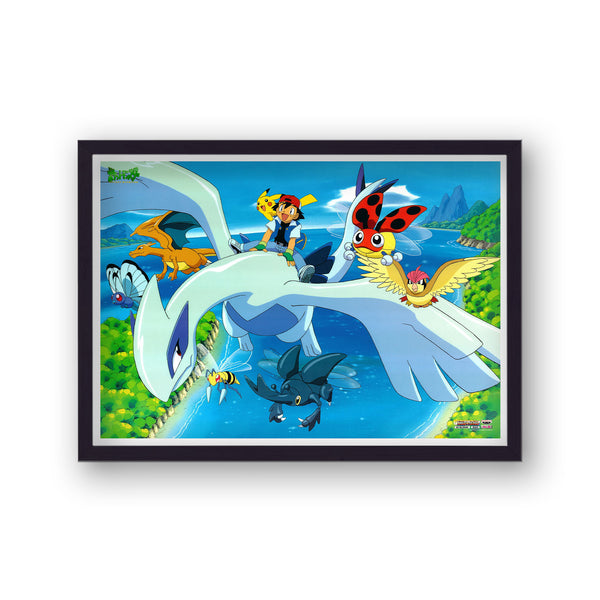 Pokemon Vintage Anime Poster Print v35
