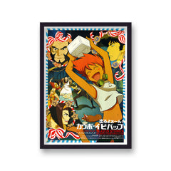 Cowboy Beebop Vintage Anime Poster Print v1