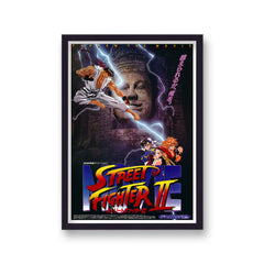 Street Fighter II Vintage Anime Poster Print v1