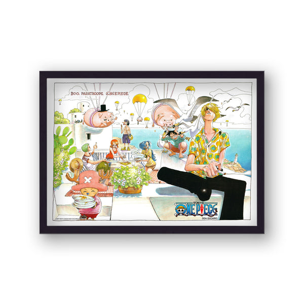 One Piece Vintage Anime Poster Print v6