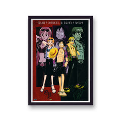 One Piece Vintage Anime Poster Print v7