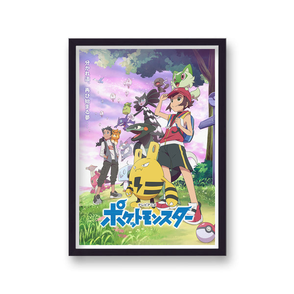 Pokemon Vintage Anime Poster Print v37
