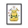 Pokemon Pikachu Yellow Nintendo Gameboy Poster Print