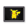 Pokemon Pikachu Landscape Black Background Poster Print