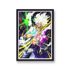 One Piece Monkey D Luffy Gear 5 Form Poster Print