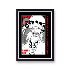 One Piece Trafalgar D. Water Law Charater Poster Print