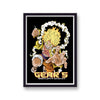 One Piece Monkey D Luffy Gear 5 Form Nika Nika No Mi Poster Print