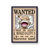 One Piece Monkey D Luffy Wanted Poster Print