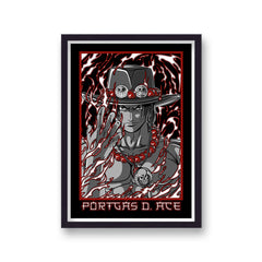 One Piece Portgas D. Ace Character Poster Print