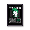 One Piece Roronoa Zoro Wanted Poster Print