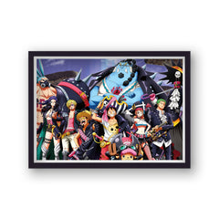 One Piece Straw Hat Pirates Crew Landscape Poster Print
