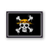 One Piece Skull and Crossbones Splatter Landscape Poster Print