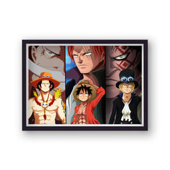One Piece Goodies vs Baddies Landscape Poster Print