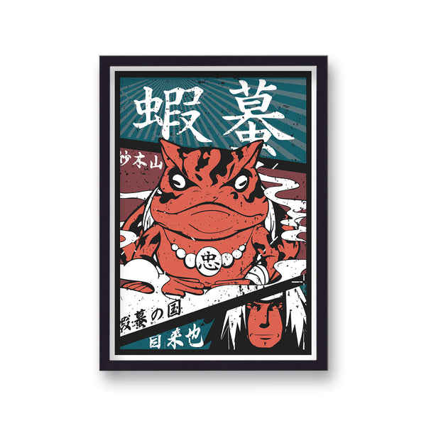 Naruto Gama Poster Print