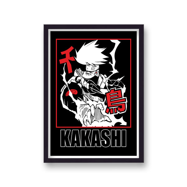 Naruto Kakashi Character Poster Print