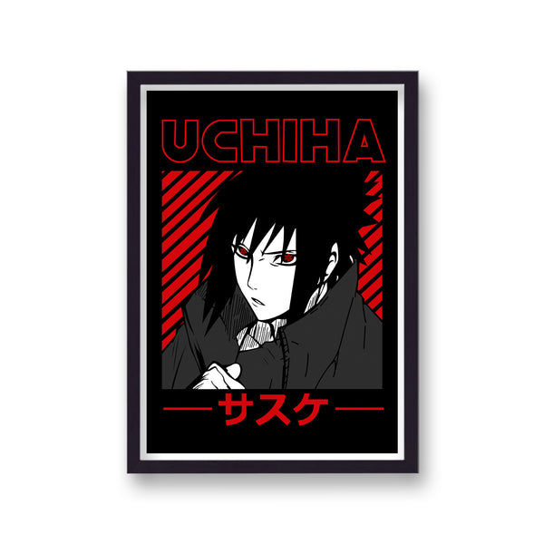 Naruto Uchiha Character Poster Print
