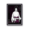 Naruto Sasuke Uchiha Purple and Black Character Poster Print