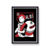 Naruto Gaara Red and Black Poster Print