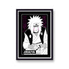 Naruto Jiraiya Purple and Black Character Poster Print