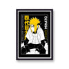 Naruto Minato Yellow and Black Character Poster Print