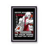 Naruto Never Going Back on Your Word No Matter What Poster Print