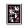 Naruto Red Ninja Eyes Glaring Poster Print