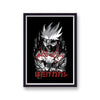 Naruto Kakashi Hatake Red and Black Poster Print