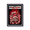 Naruto Itachi Uchiha Red and Black Character Poster Print